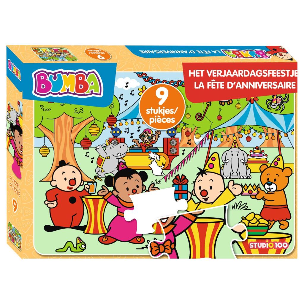 Bumba Puzzel Het Verjaardagsfeestje 9 Stukjes