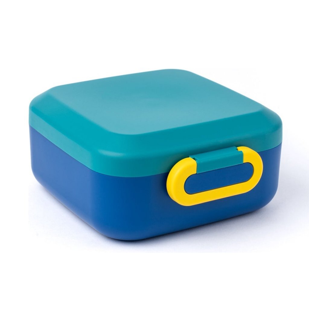 Amuse Rikko Midnight Lagoon Lunchbox - Kindveilige sluitingen - Ideaal Voor Maaltijdvoorbereiding - 3 Compartimenten