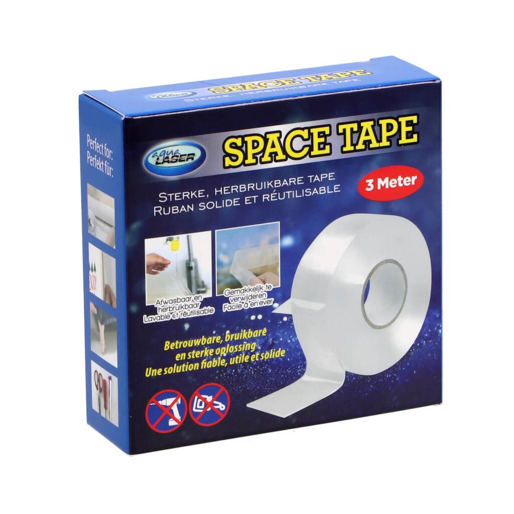 Aqua Laser Space Tape | 3M Tape | Space Tape | Reparatie tape | transparante tape