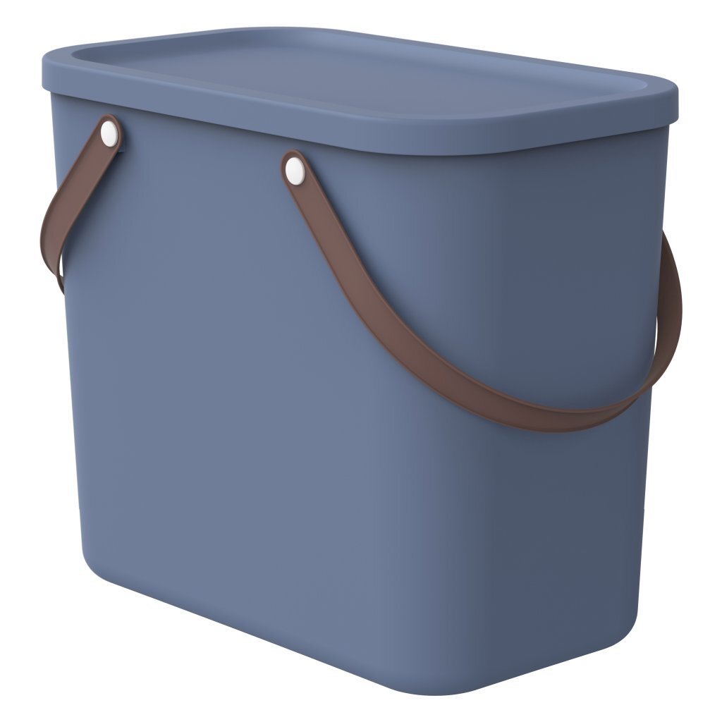 Rotho - Prullenbak van 25L - Opbergcontainer - Blauw