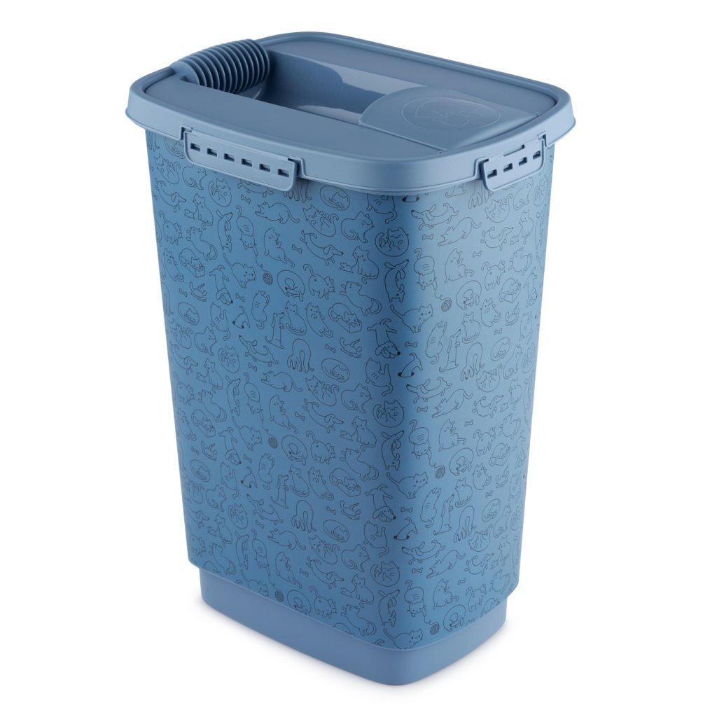 Container voor het bewaren van droogvoer MyPet Cody 25L blauw