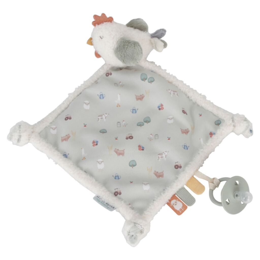Little Dutch Farm Knuffeldoekje Kip afbeelding