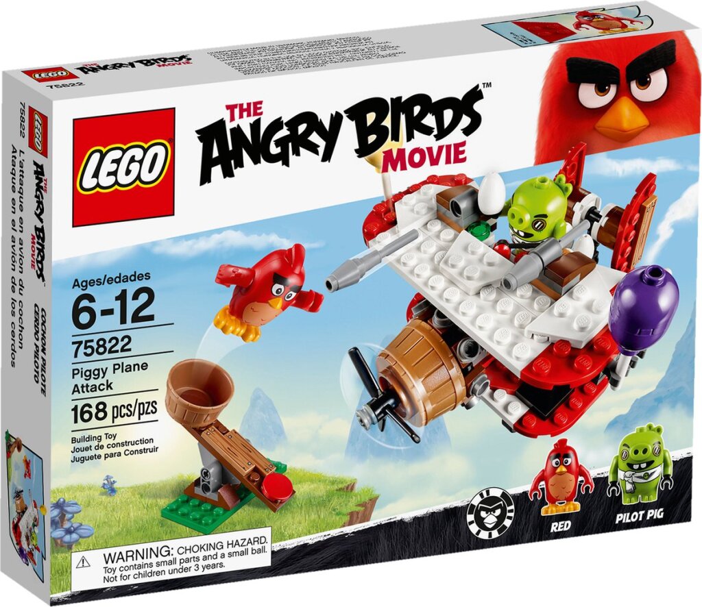 LEGO 75822 Angry Birds Piggy Vliegtuigaanval