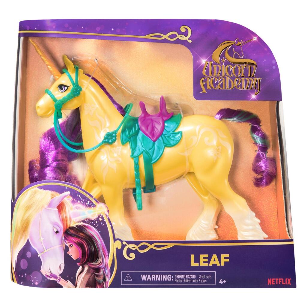 Unicorn Academy - Eenhoorn Leaf van 28 cm geschikt voor Ava-modepop