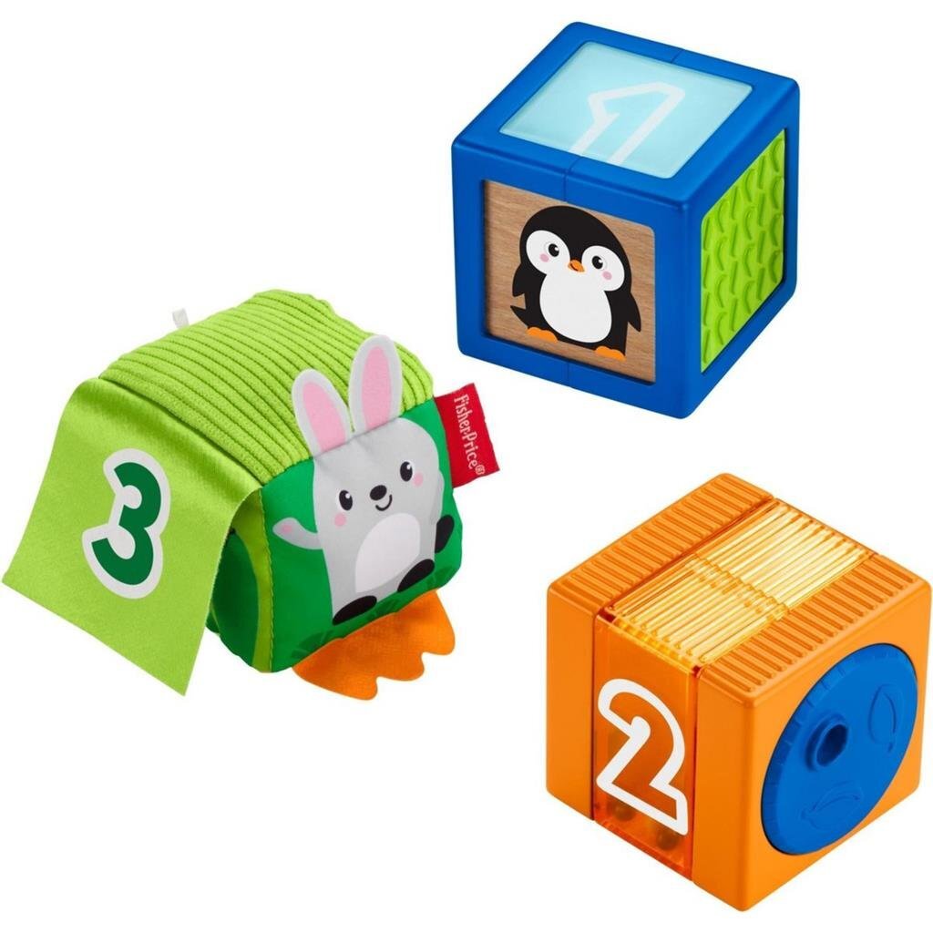 Fisher Price Stapel en Ontdek Blokken 3 Stuks afbeelding