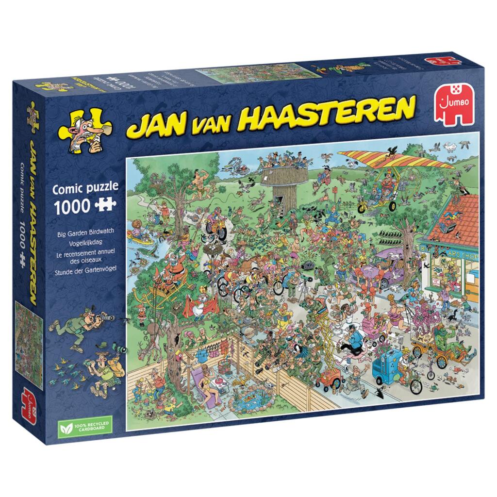 Jumbo Puzzel Jan Van Haasteren De Grote Vogelkijkdag 1000 Stukjes afbeelding