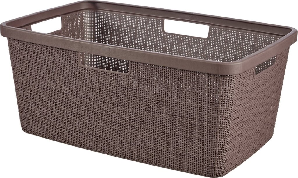 Curver Jute Wasmand 46L Peppercorn Recycled Kunststof