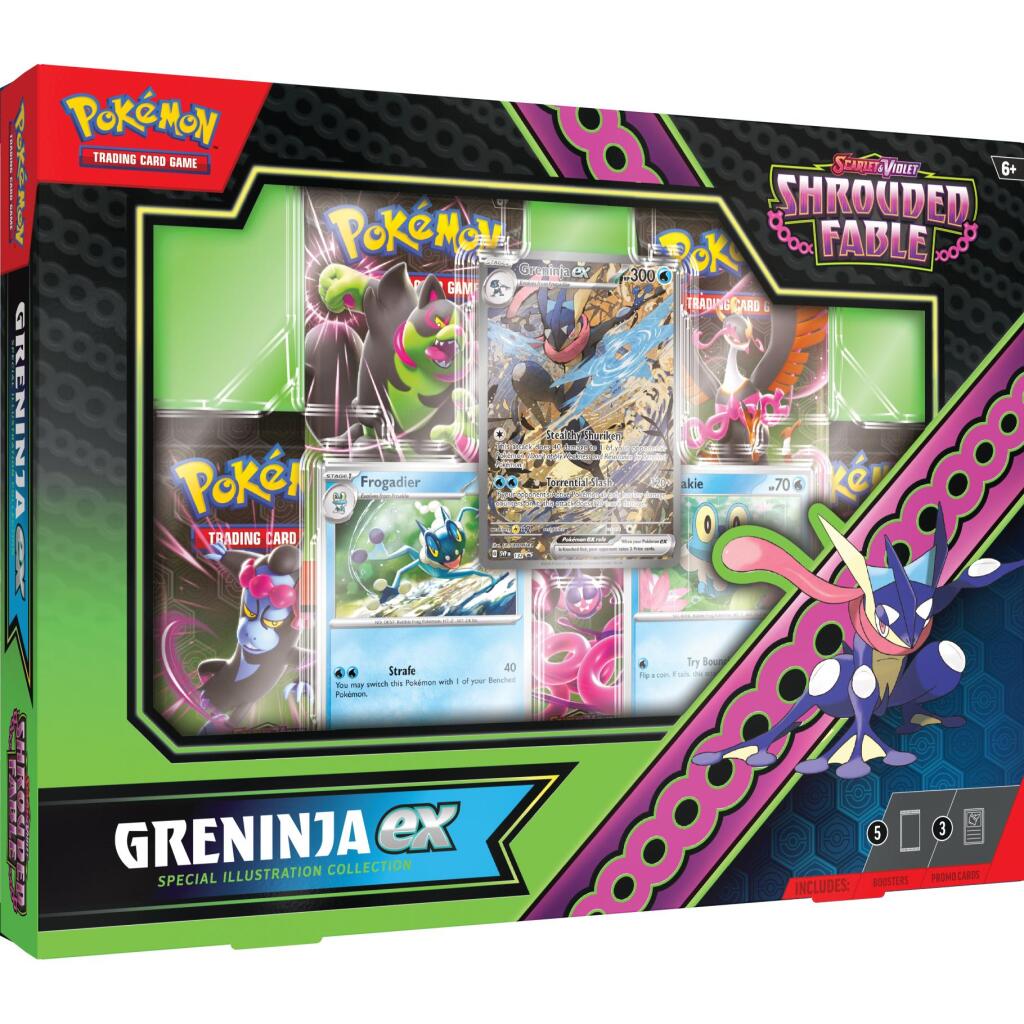 Pokémon Scarlet & Violet SV6.5 Shrouded Fable Special Illustration Collection Kingdra EX/Greninja EX
