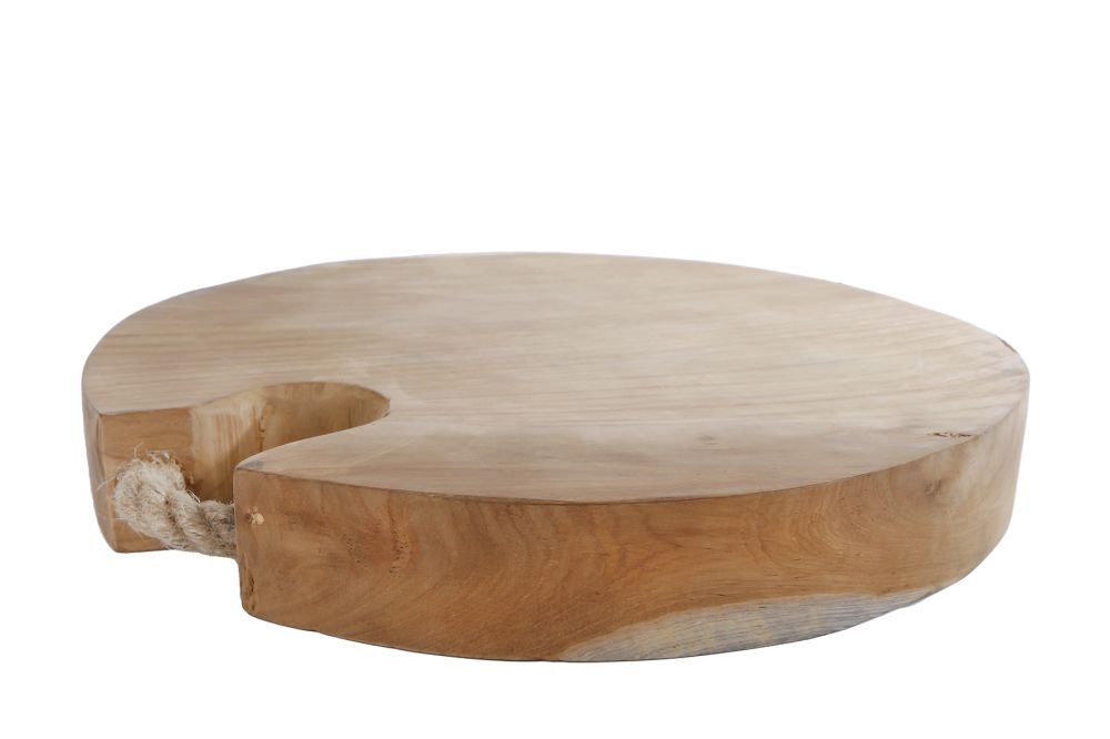 Tapasplank XL rond teak