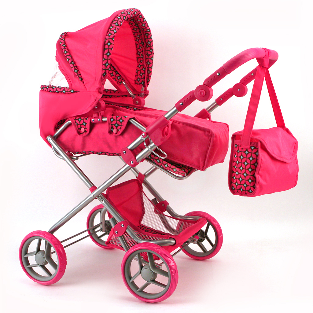 Poppenwagen Roze afbeelding