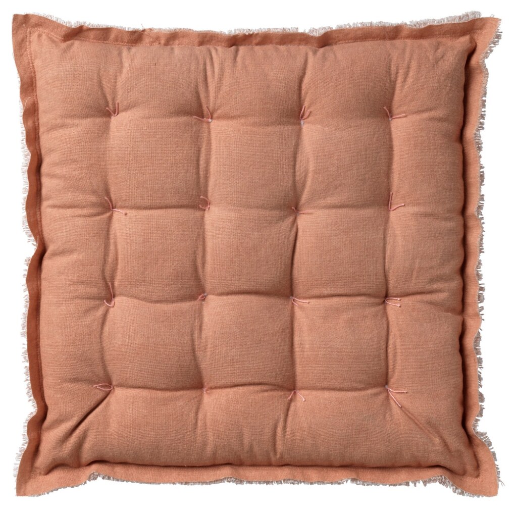 Dutch Decor Burto Stoelkussen 40x40 Cm Muted Clay afbeelding
