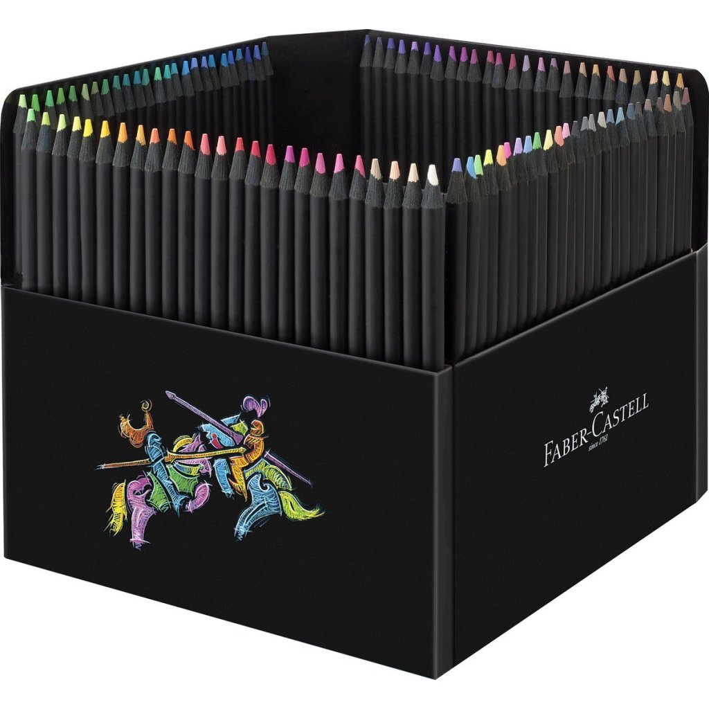 Faber-Castell kleurpotloden - Black Edition - 100 stuks - FC-116411