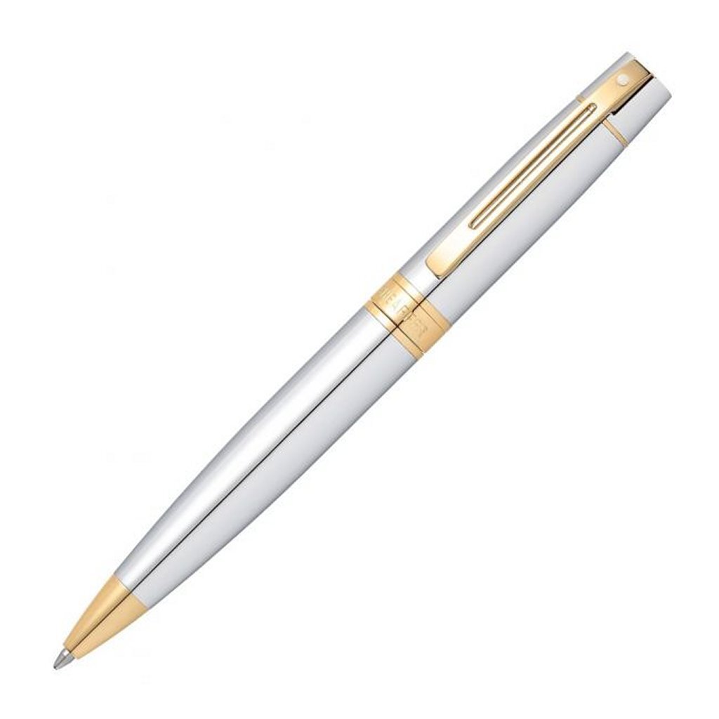 Sheaffer balpen - 300/E9342 - bright chrome gold tone - SF-E2934251