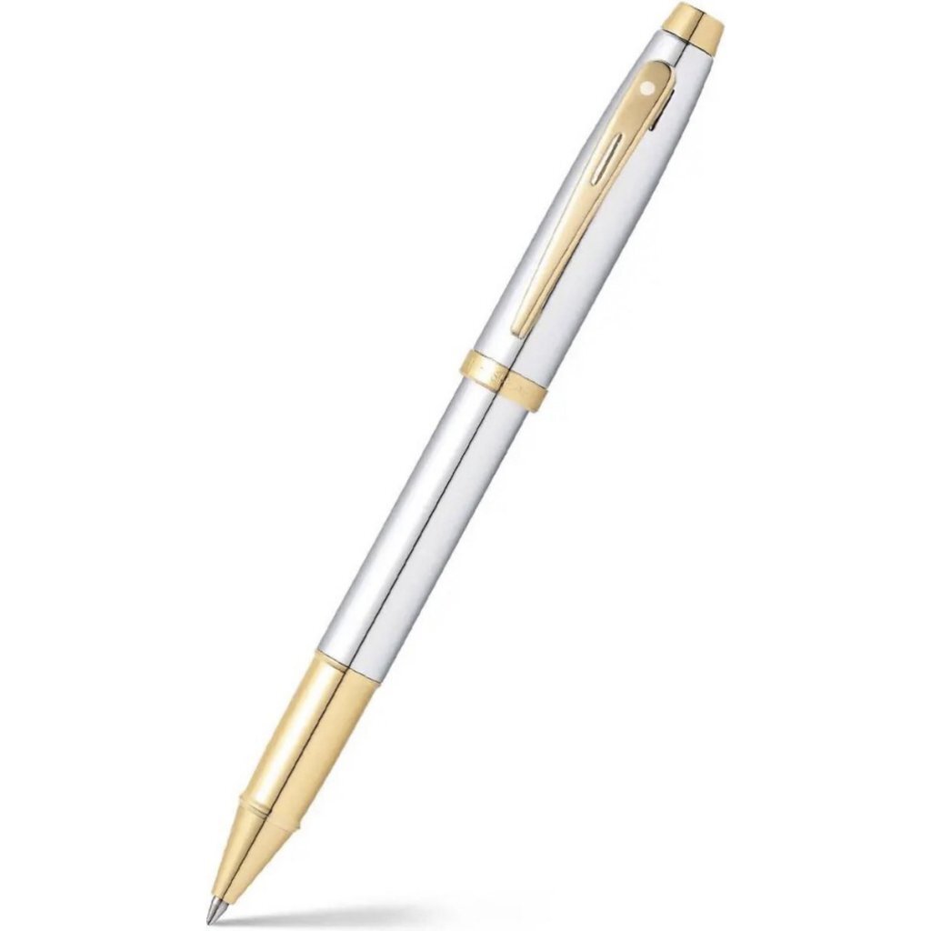 Rollerball SHEAFFER 100 E9340 - Bright chrome gold tone