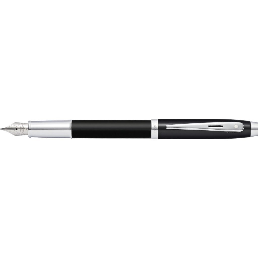 Sheaffer vulpen 100 - E9317 - F - Matte black nickel plated - SF-E0931743