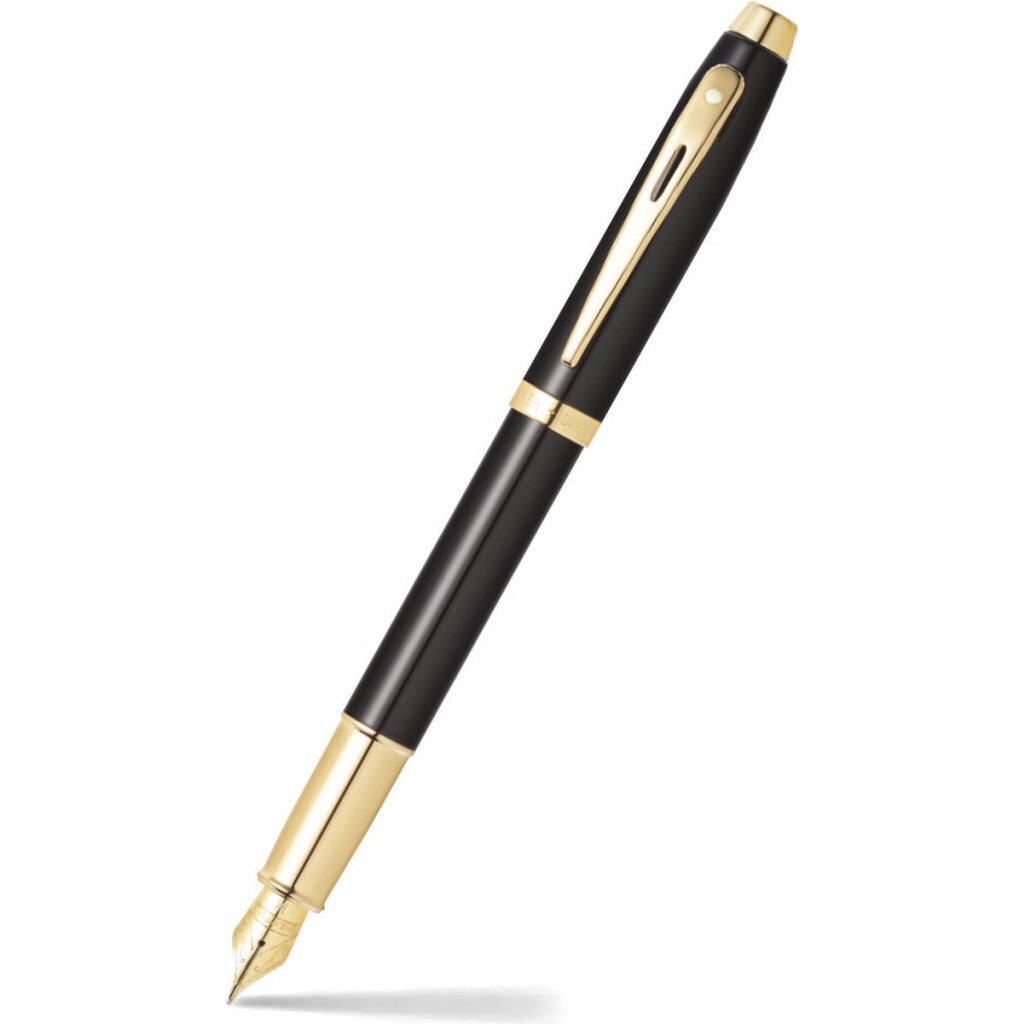 Vulpen SHEAFFER 100 E9322 M - Glossy black gold tone