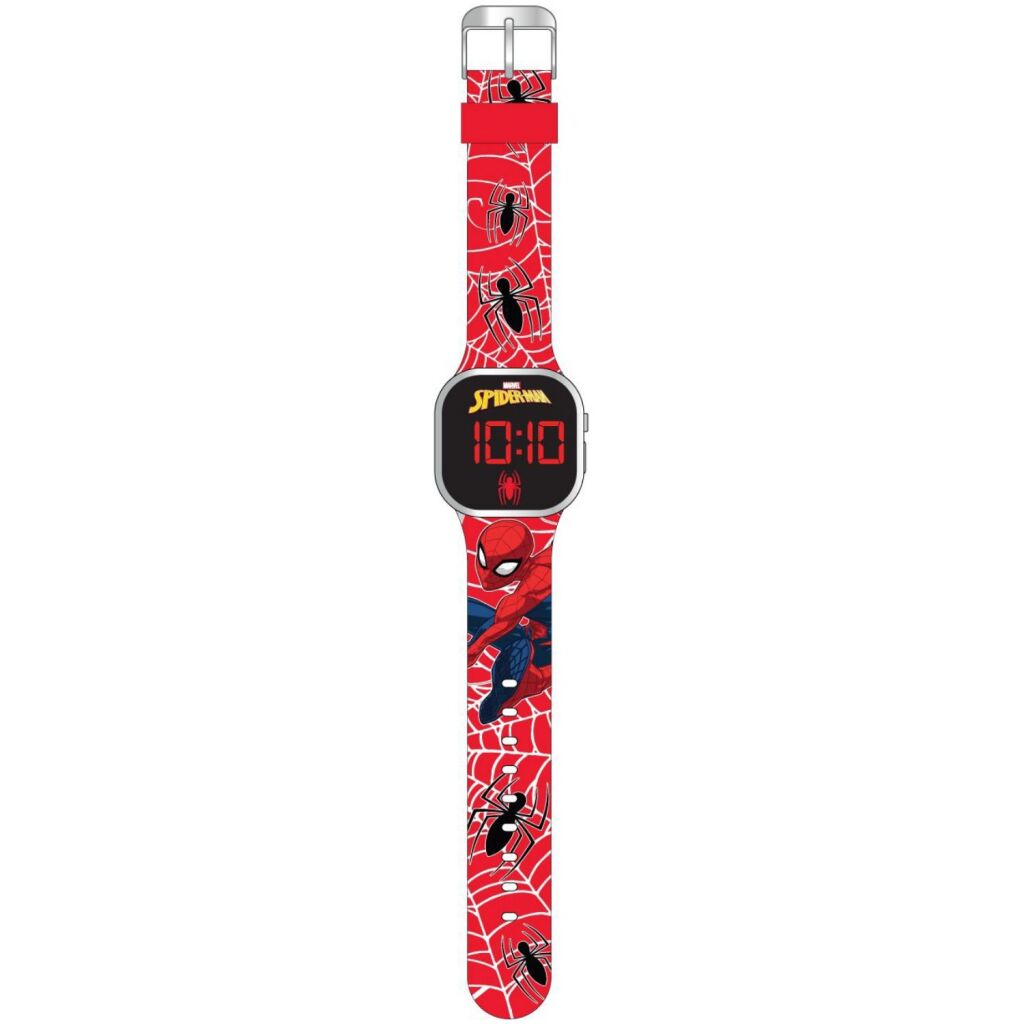 Spiderman LED Horloge Rood