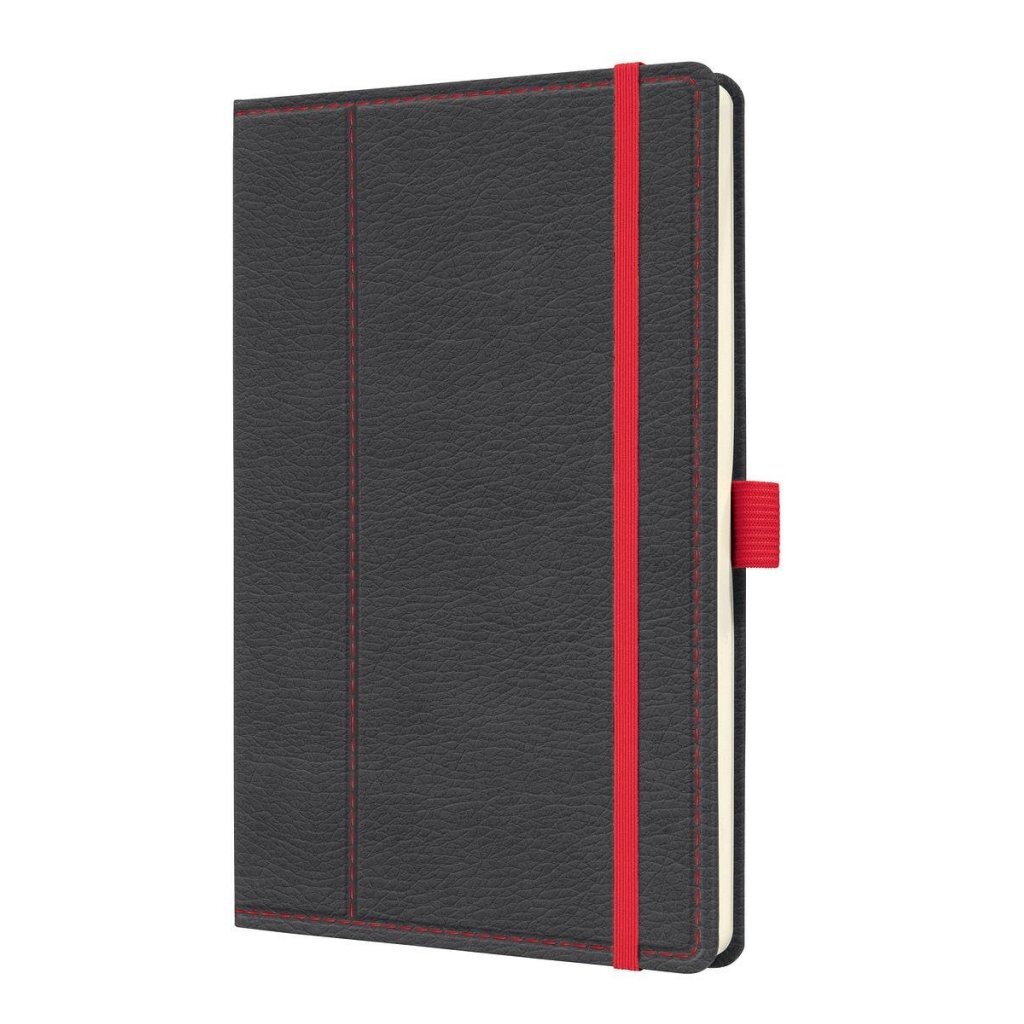 Sigel notitieboek - Conceptum - A5 - 194 pagina's - 80 grams - dots - grijs/rood - SI-CO695