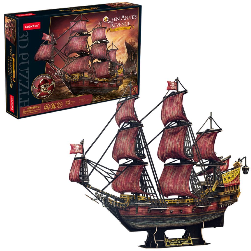 Cubic Fun 3d Puzzel Queen Anne Revenge Spe.Edit.