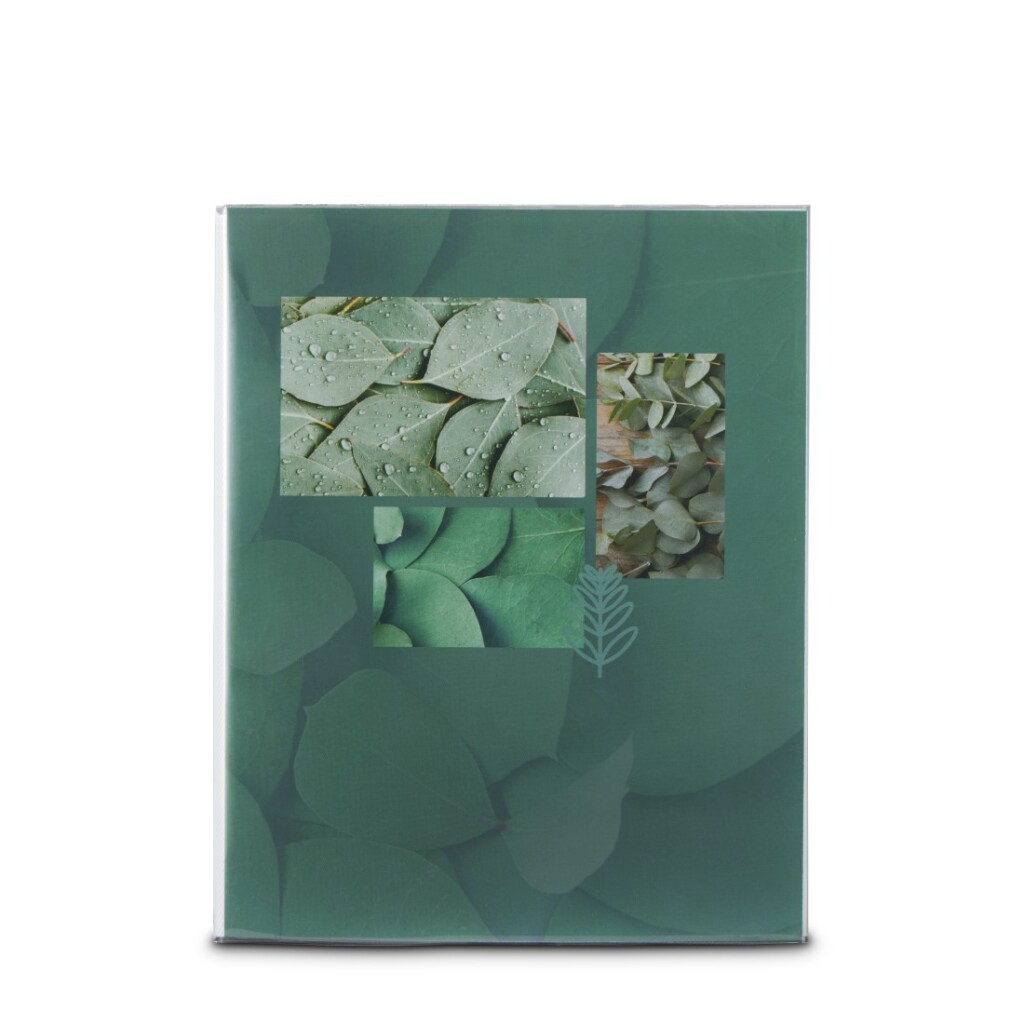 Hama Singo II Soft Cover Fotoalbum Leaves voor 80 Foto's van 10x15 cm Groen