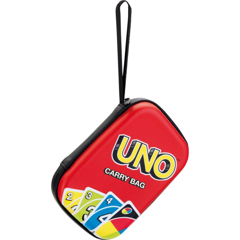 UNO-draagtas - voor speelkaarten voor onderweg - 11 cm x 3,5 cm x 15,5 cm