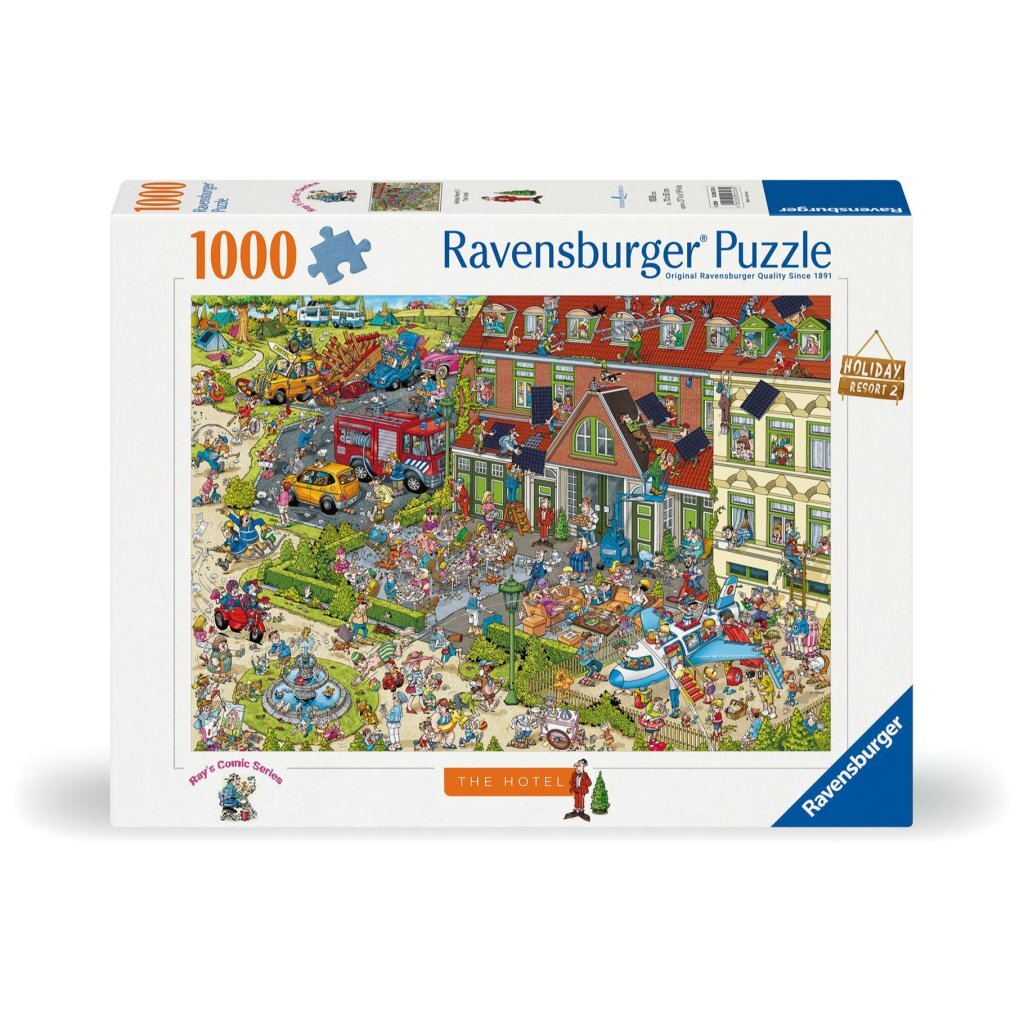 Ravensburger Puzzel Ray's Holiday Resort The Hotel 1000 Stukjes afbeelding