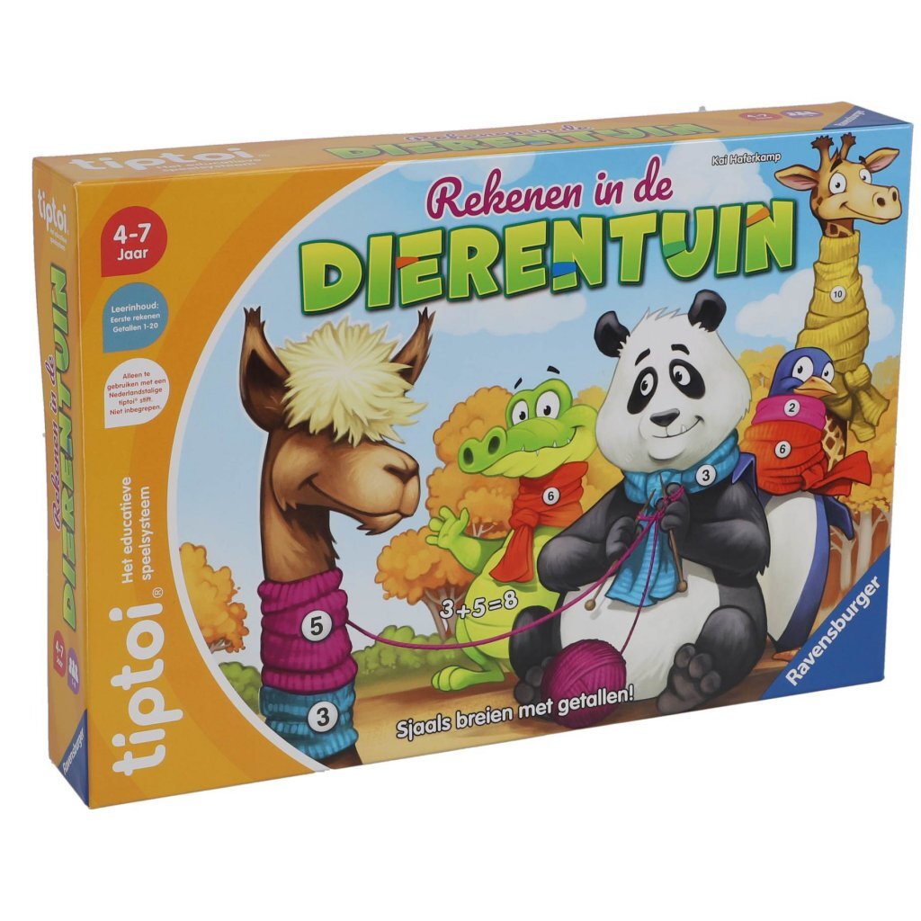 Tiptoi Rekenen in de Dierentuin afbeelding