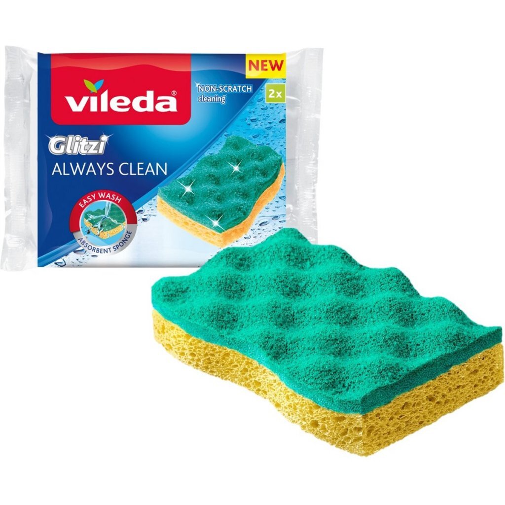 Vileda Glitzi Always Clean - Schuursponzen 2p