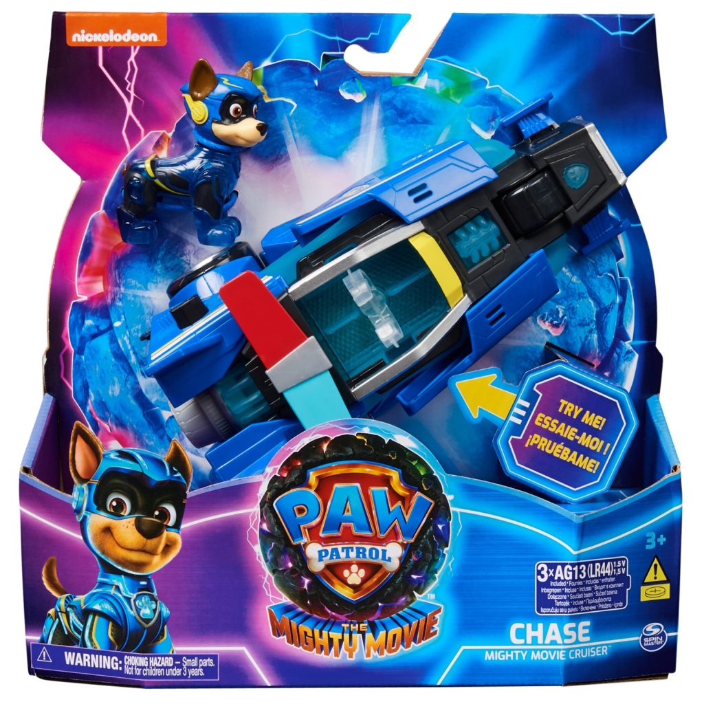 Paw Patrol Mighty Movie Politiewagen met Chase + Licht en Geluid