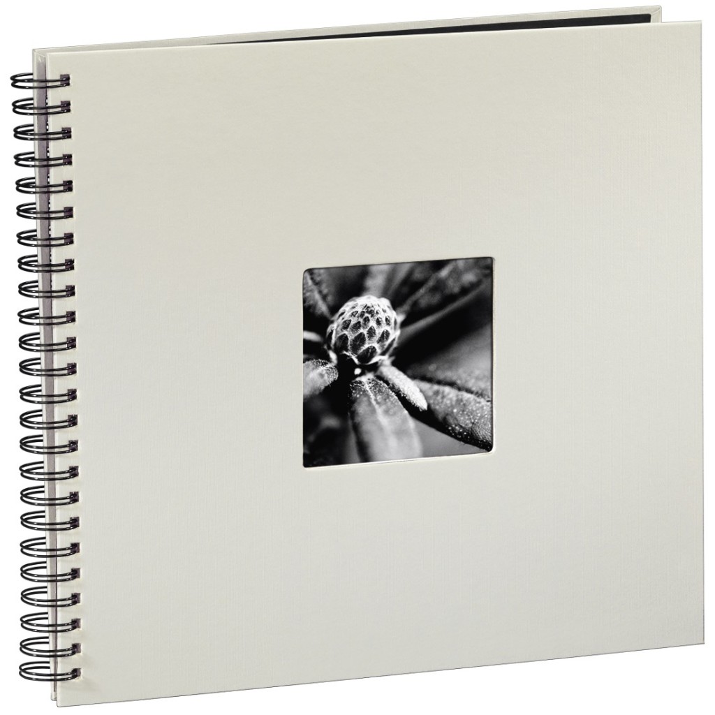 Hama Spiraalalbum Fine Art 36 X 32 Cm 50 Zwarte Pagina&apos;s Krijt afbeelding