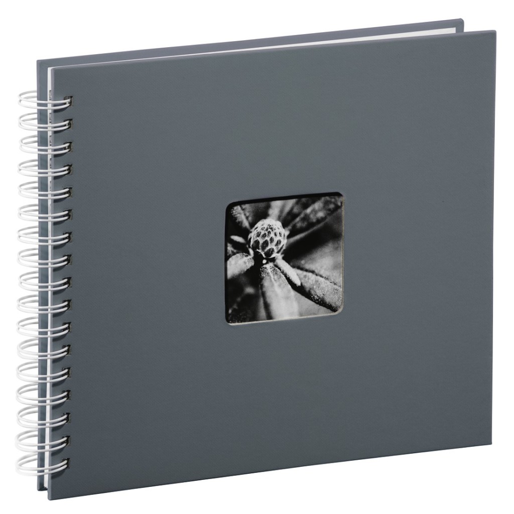 Hama Spiraalalbum Fine Art 28 X 24 Cm 50 Witte Pagina&apos;s Grijs afbeelding