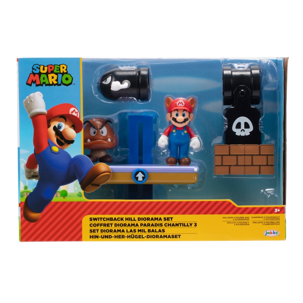 Jakks Super Mario Switchback-Hill Actieset + Mario Figuur afbeelding