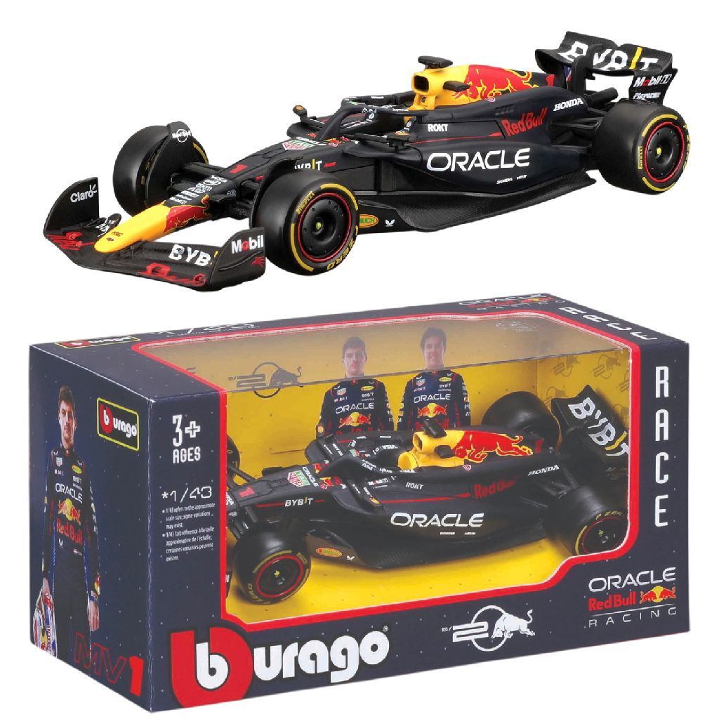 Bburago Red Bull RB20 - Formule 1 - seizoen 2024 - #1 Max Verstappen - modelauto - schaal 1:43