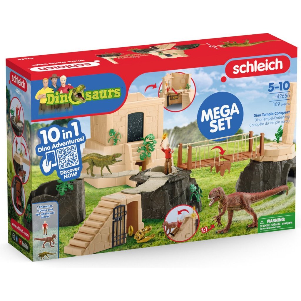 Schleich Dino Temple Conquest Mega Set