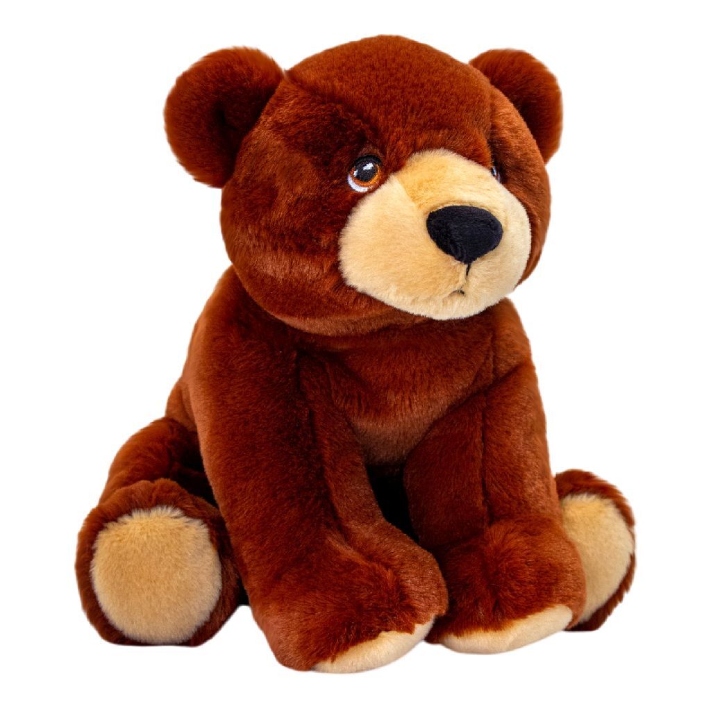 Keeleco Knuffel Bruine Beer 18 cm afbeelding