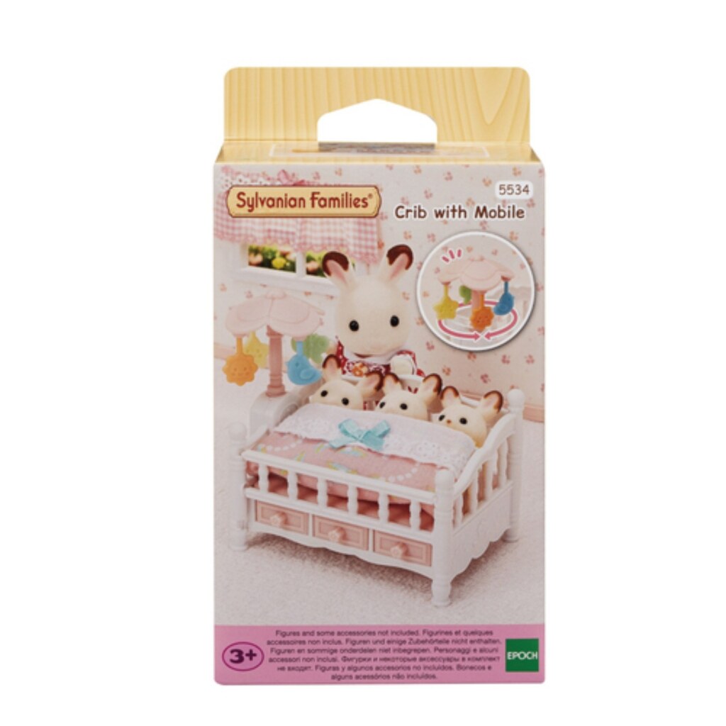 Sylvanian Families 5534 Bed voor Drieling met Mobiel afbeelding
