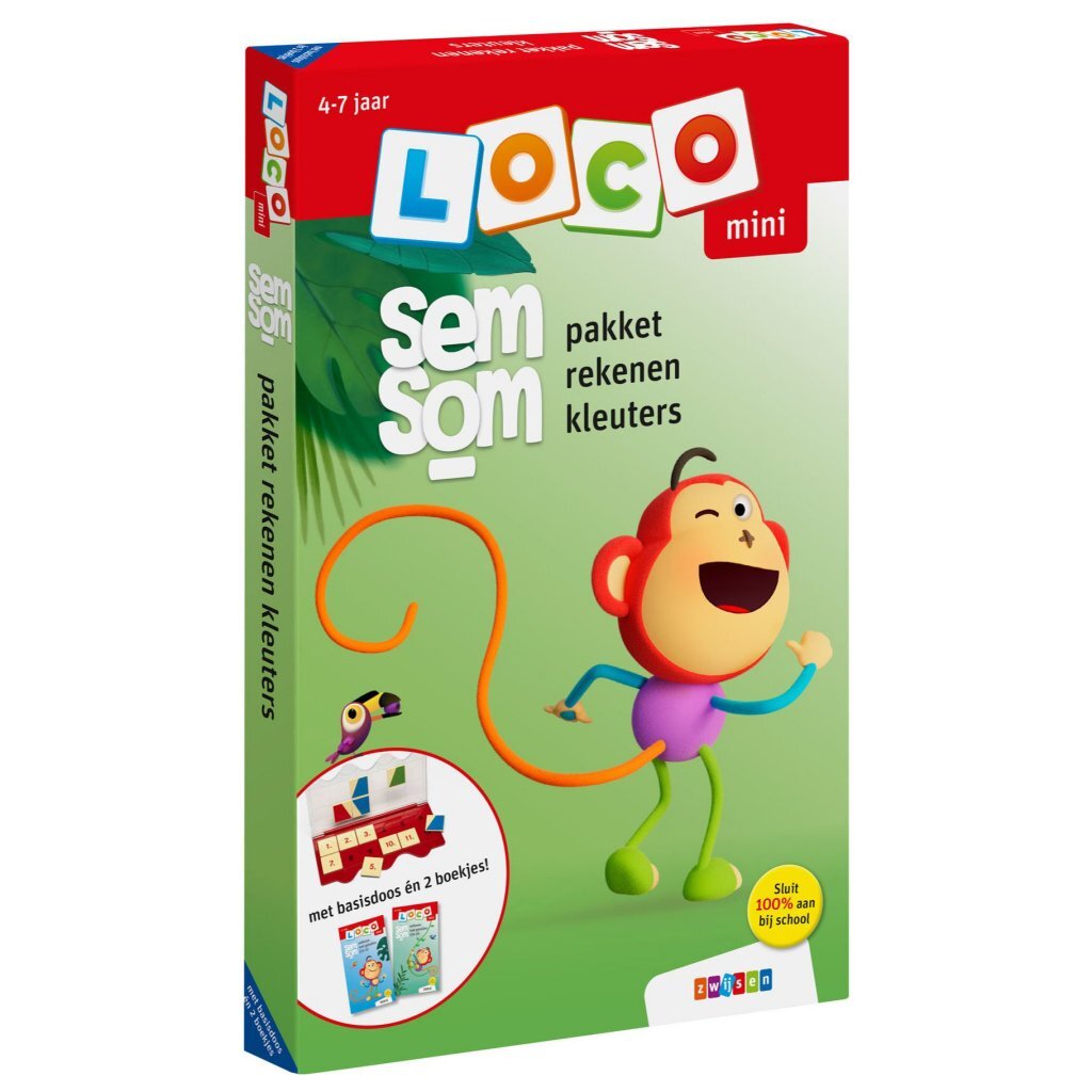 Zwijsen Semsom Loco Mini Pakket Rekenen Kleuters afbeelding