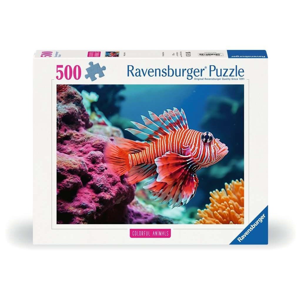 Ravensburger Puzzel Rode Koraalduivel 500 Stukjes afbeelding