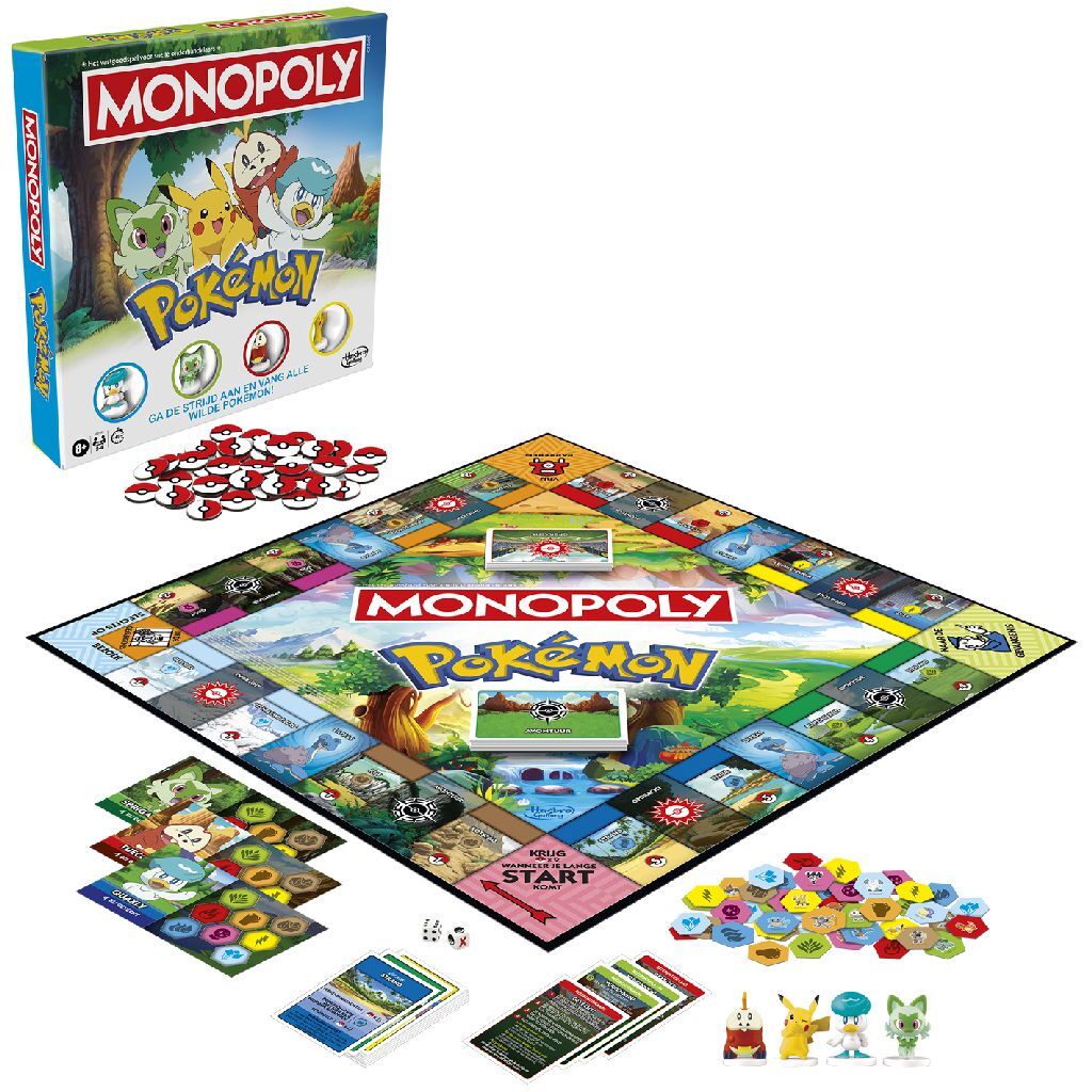 Hasbro Gaming Monopoly Pokémon afbeelding