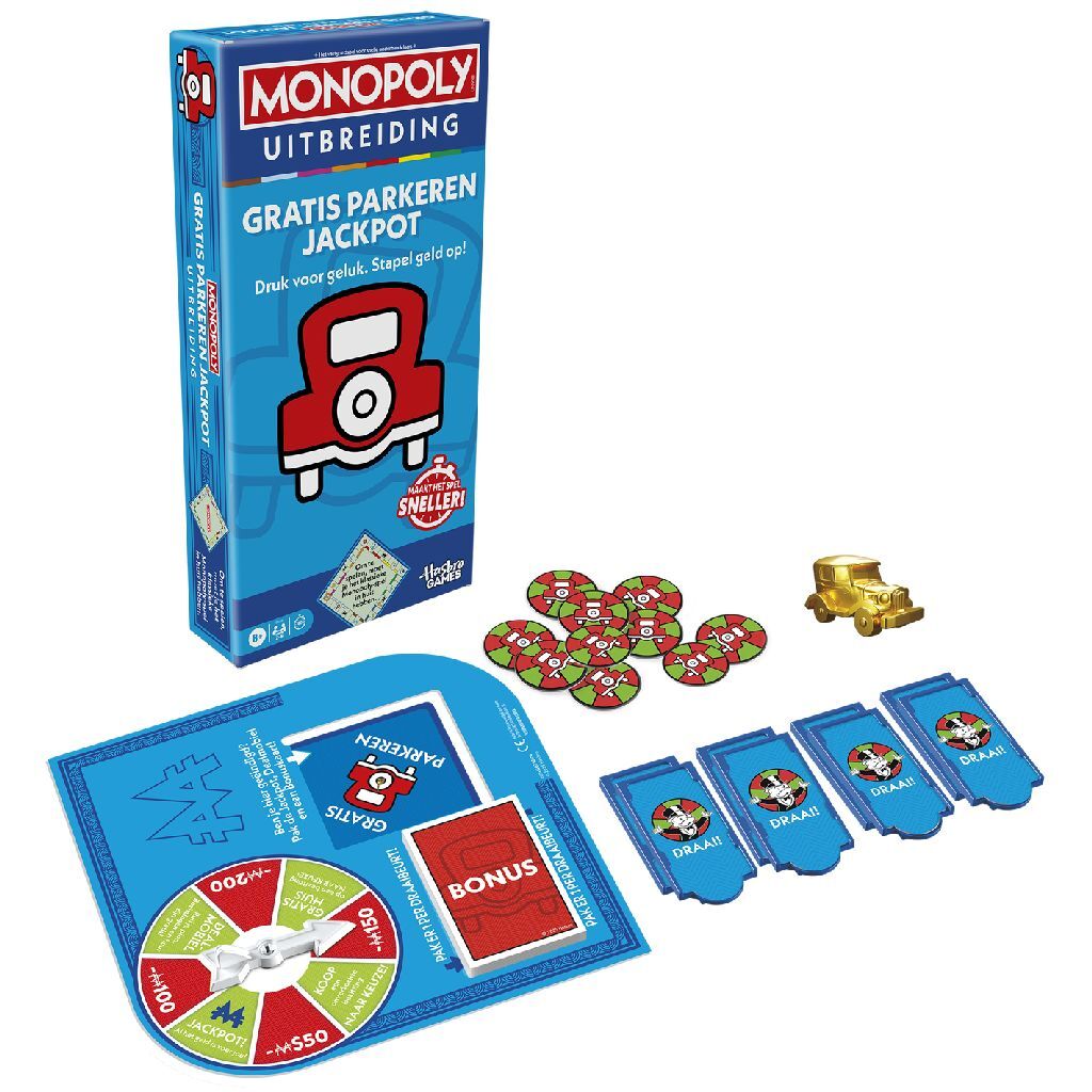 Hasbro Gaming Monopoly Gratis Parkeren Jackpot afbeelding