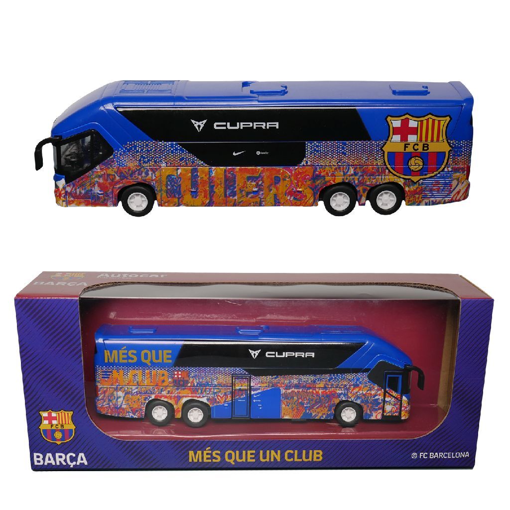 FC Barcelona Bus 1:50 Blauw